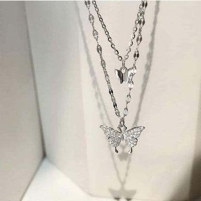 Double Butterfly Pendant