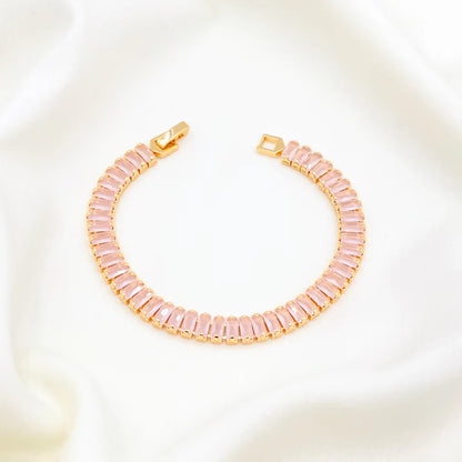 Rose-Gold Tennis Bracelet