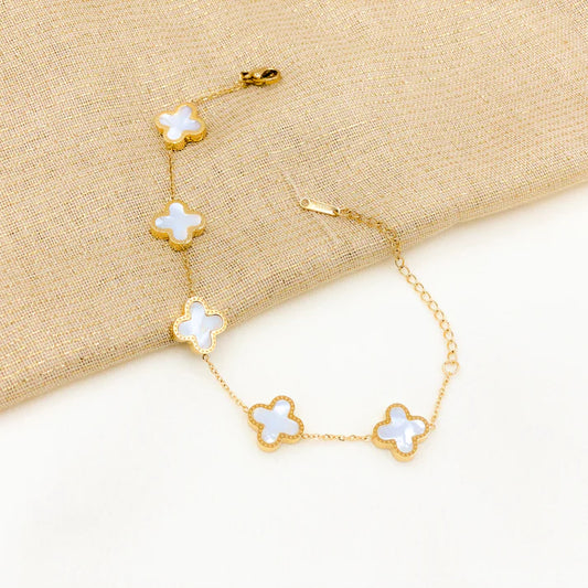 White Clover Bracelet